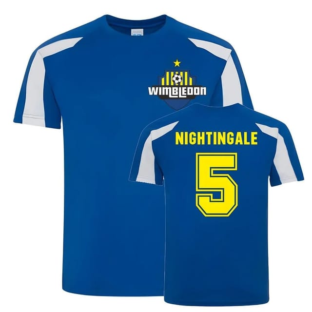 Wimbledon Wimbledon Men's Mens Will Nightingale Sports Training Jersey in Blue - 2