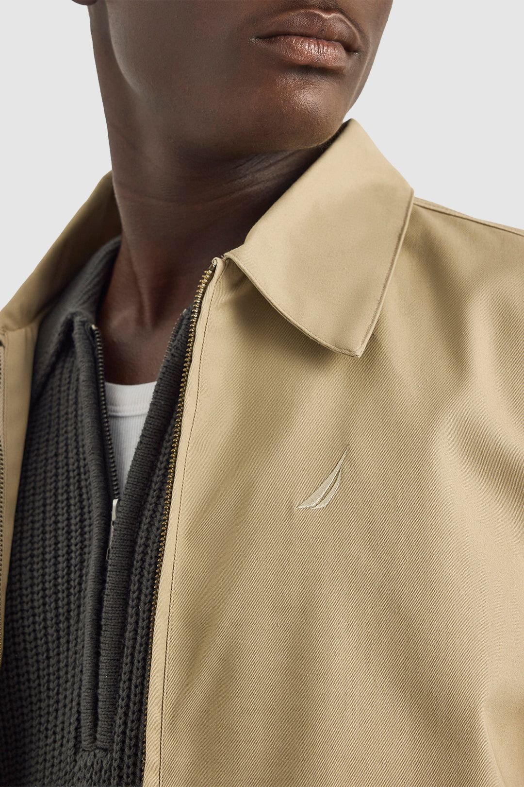 Nautica Nautica Men's Litus FZ Jacket in Beige - 3