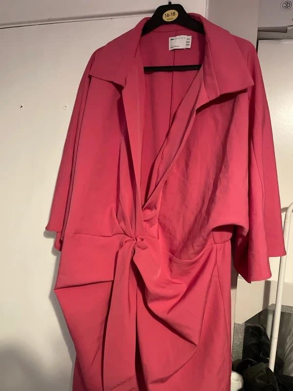 ASOS ASOS Design Curve Pink Dress