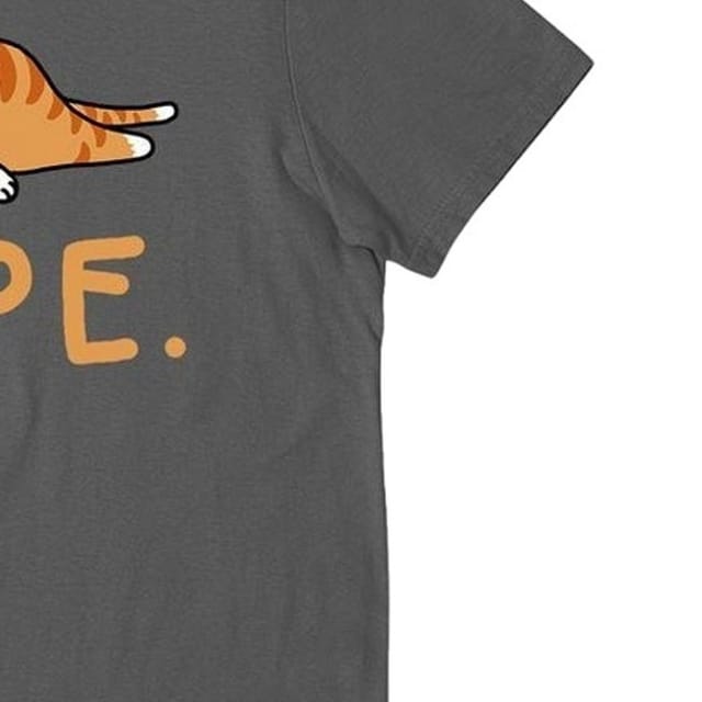 Vo Maria Vo Maria Men's Nope T-Shirt in Charcoal - 2