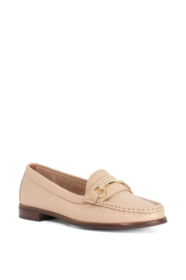 Dune London Dune London Women's Wide Fit 'Glenny' Leather Loafers in Pink - 2