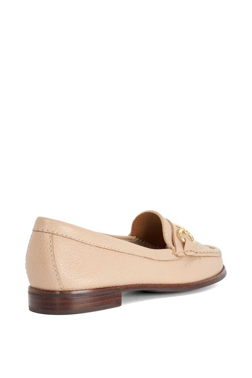 Dune London Dune London Women's Wide Fit 'Glenny' Leather Loafers in Pink - 3