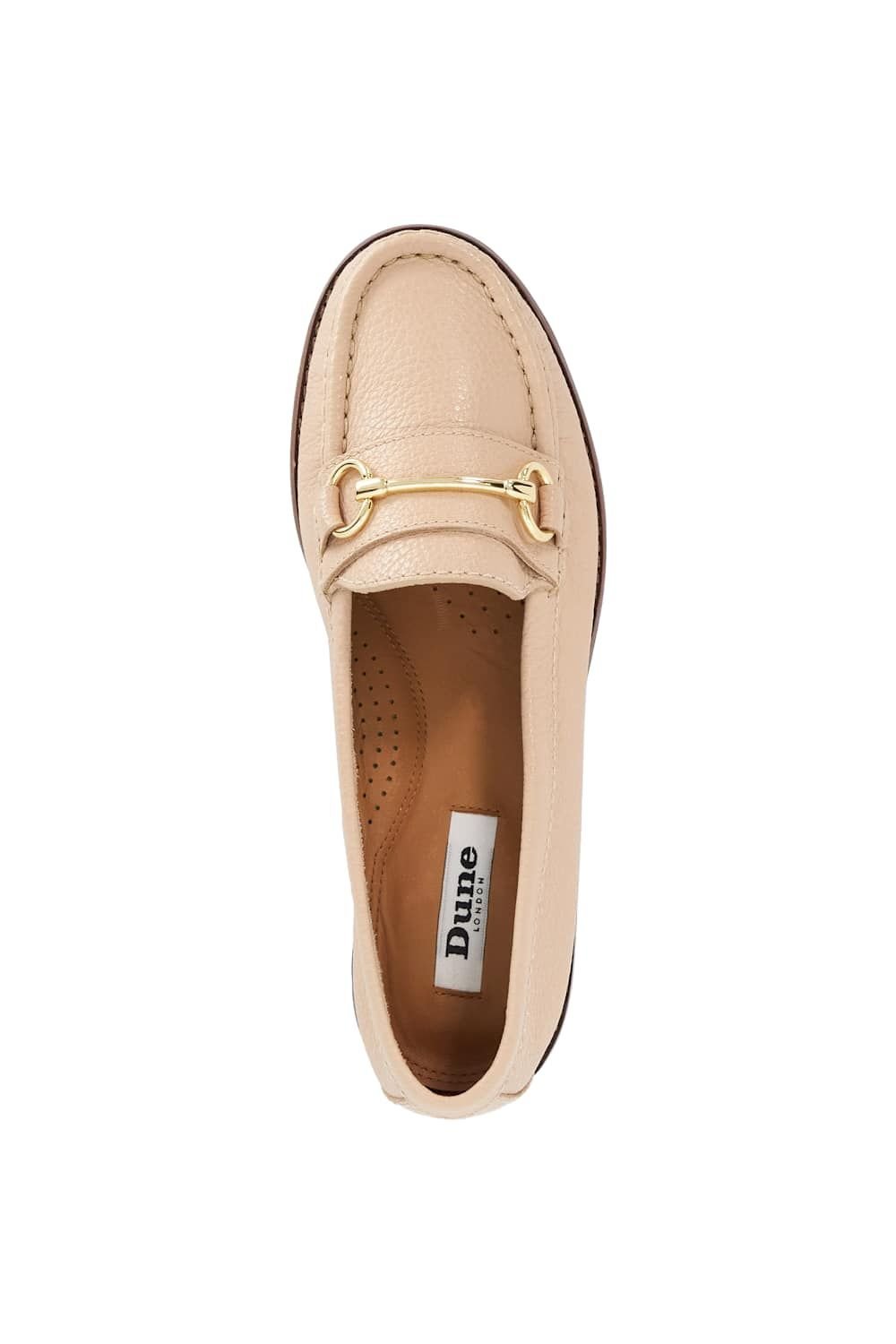 Dune London Dune London Women's Wide Fit 'Glenny' Leather Loafers in Pink - 4