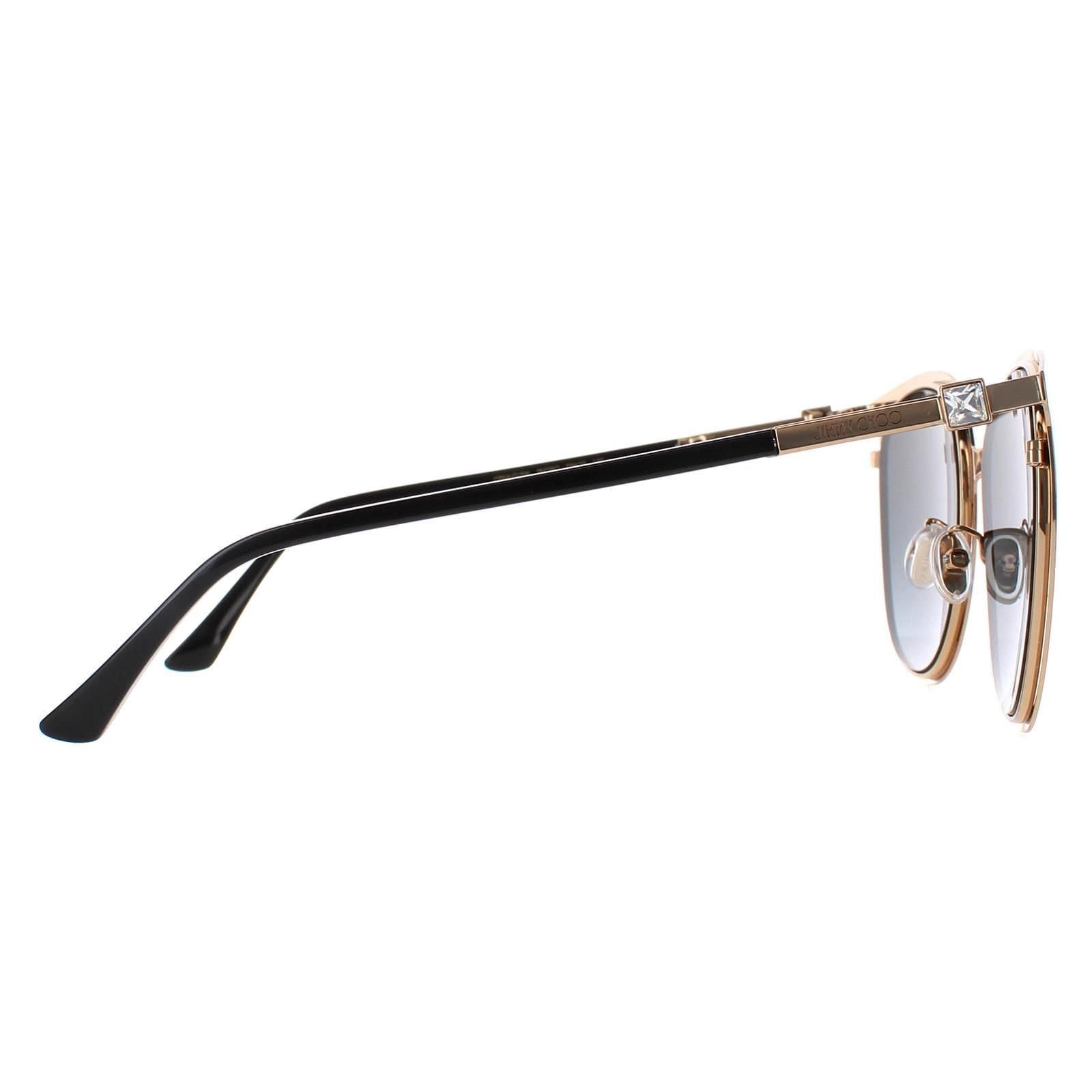 Jimmy Choo Jimmy Choo Women's Cat Eye Black Gold Dark Grey Gradient ORIA/G/SK - 4