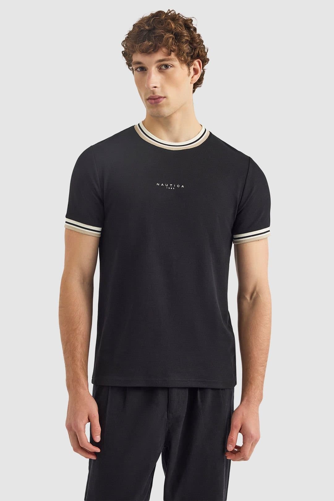 Nautica Nautica Men's Seaton T-Shirt in Black