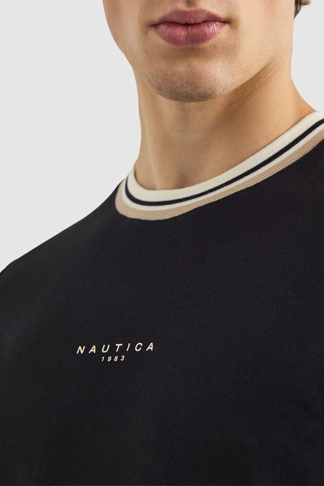 Nautica Nautica Men's Seaton T-Shirt in Black - 3