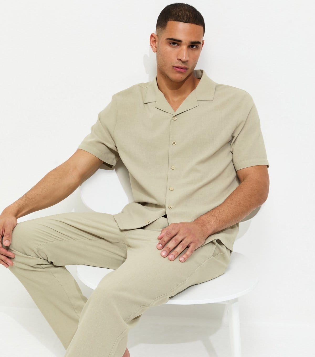 New Look Mint Green Boxy Fit Short Sleeve Shirt