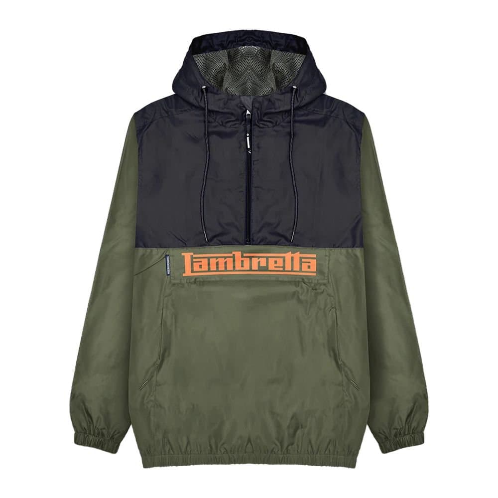 Lambretta Lambretta Men's Scooter Overhead Jacket in Dark Green