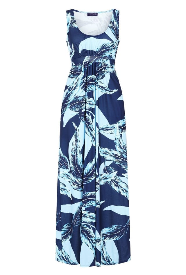 Hot Squash Hot Squash Women's Empire Waist Maxi Dress in Navy - 3