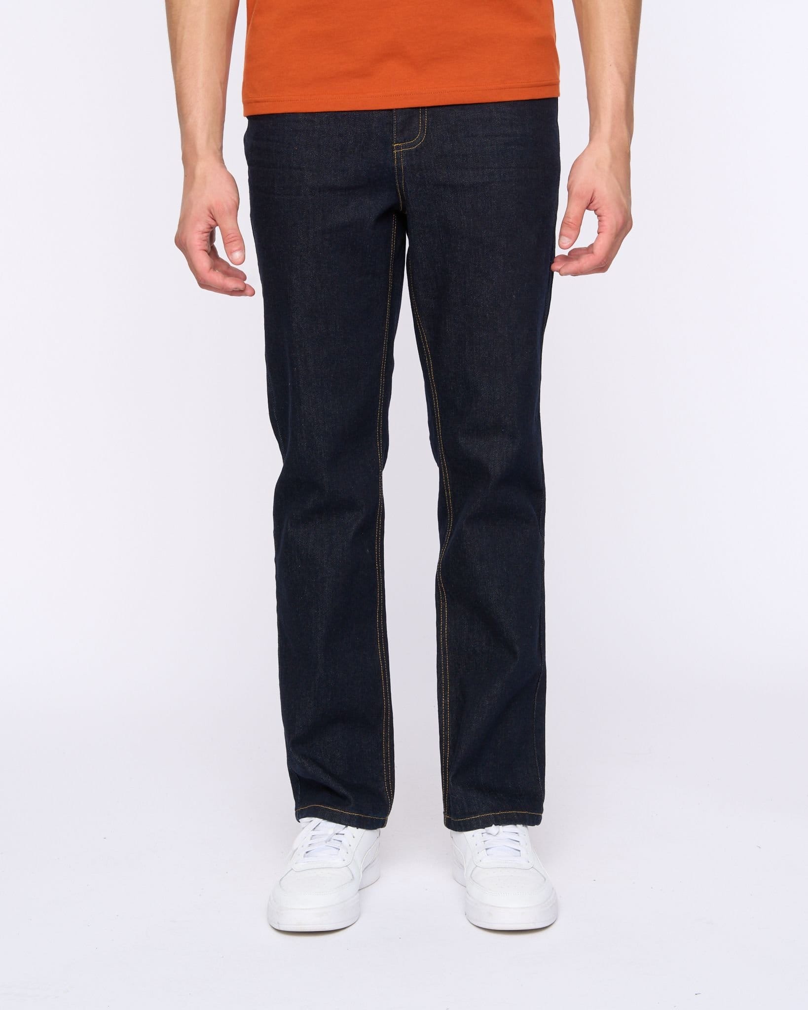 Duck&Cover Duck&Cover Hydras Men's Straight Leg Slim-Fit Modern Jeans in Dark Blue - 4