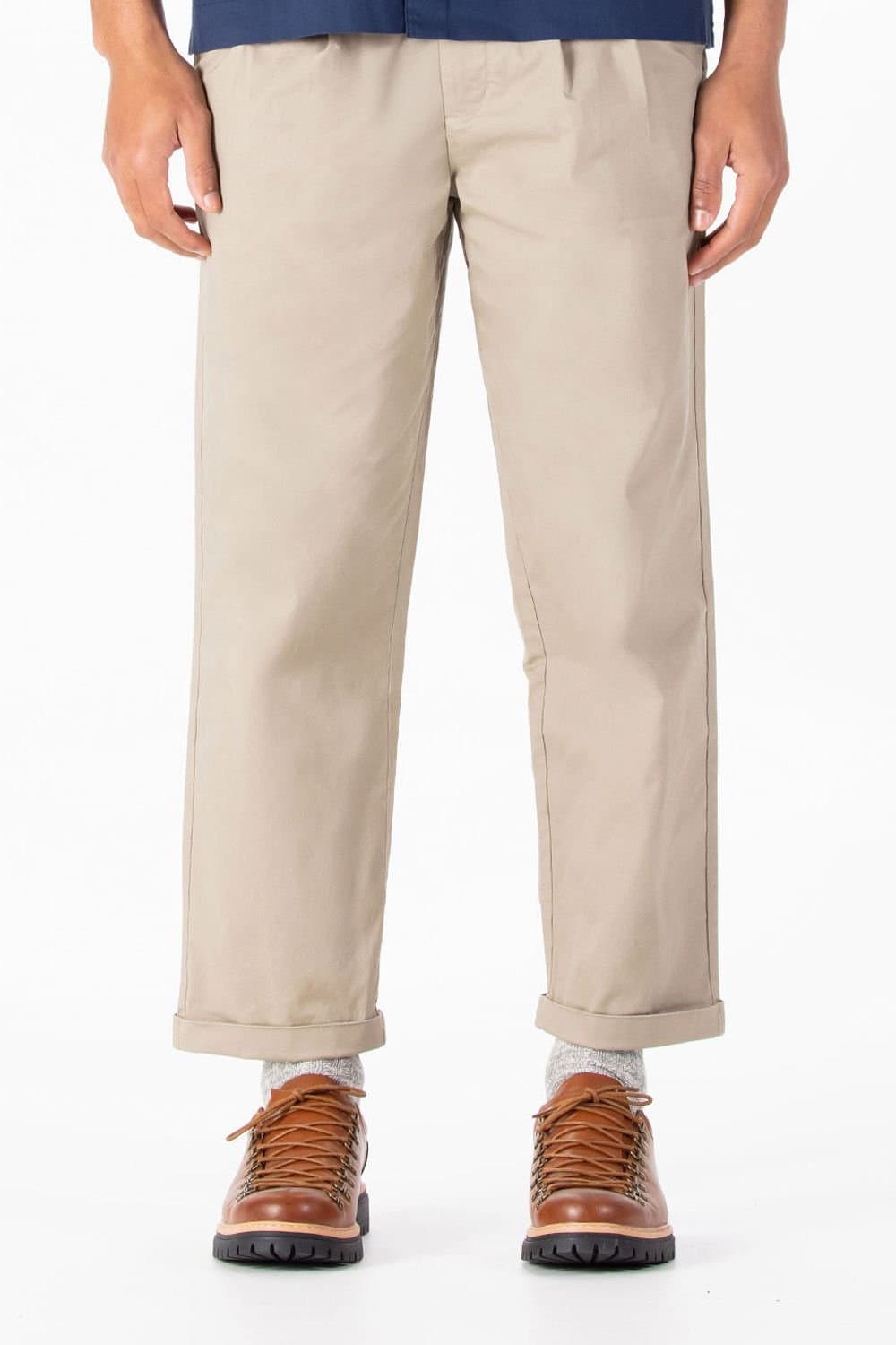 Luke 1977 Luke 1977 Men's Crantock Tapered Trouser in Light Sand