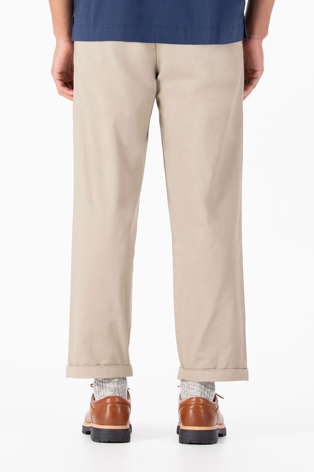 Luke 1977 Luke 1977 Men's Crantock Tapered Trouser in Light Sand - 2