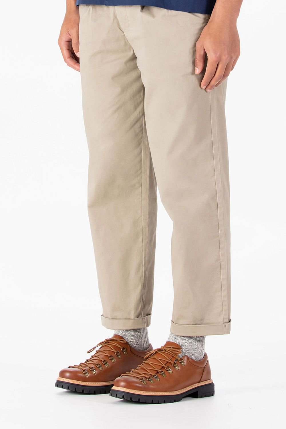 Luke 1977 Luke 1977 Men's Crantock Tapered Trouser in Light Sand - 3