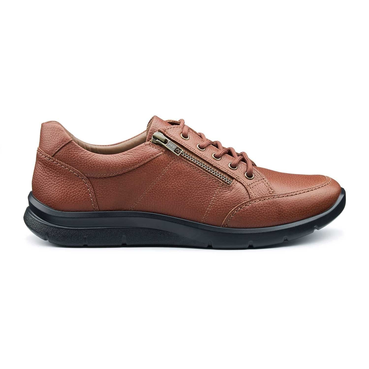 Hotter Hotter Men's 'Finn' Dual Fit Sporty Shoes in Tan