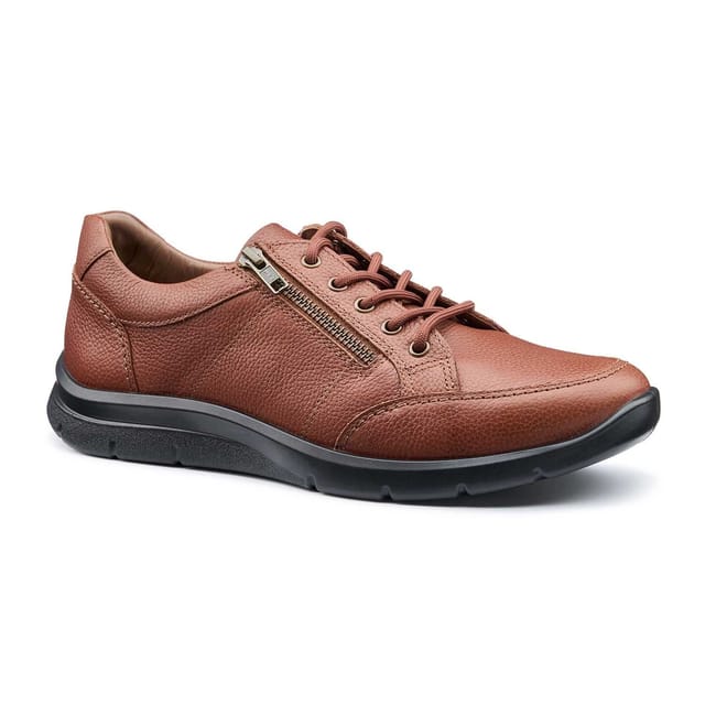 Hotter Hotter Men's 'Finn' Dual Fit Sporty Shoes in Tan - 2