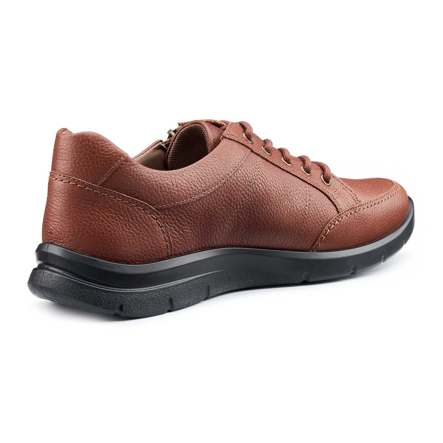 Hotter Hotter Men's 'Finn' Dual Fit Sporty Shoes in Tan - 4