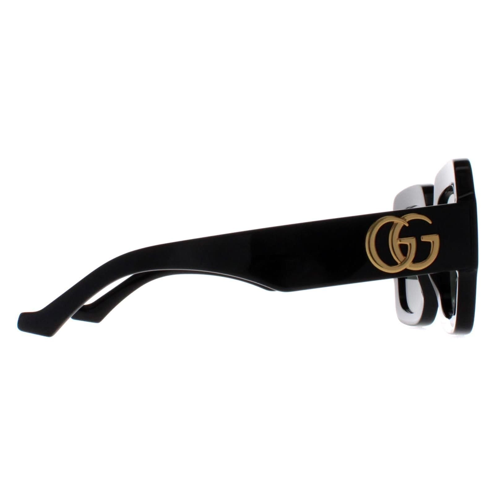 Gucci Gucci Women's Square Black Grey GG1547S - 4