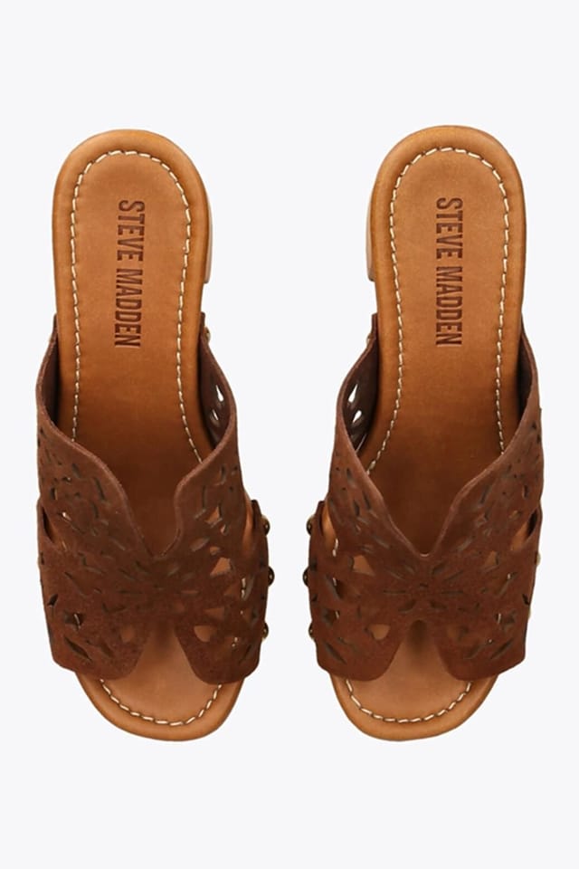 Steve Madden STEVE MADDEN Women's 'Sunkissed Brown' Suede Heels in Brown - 2