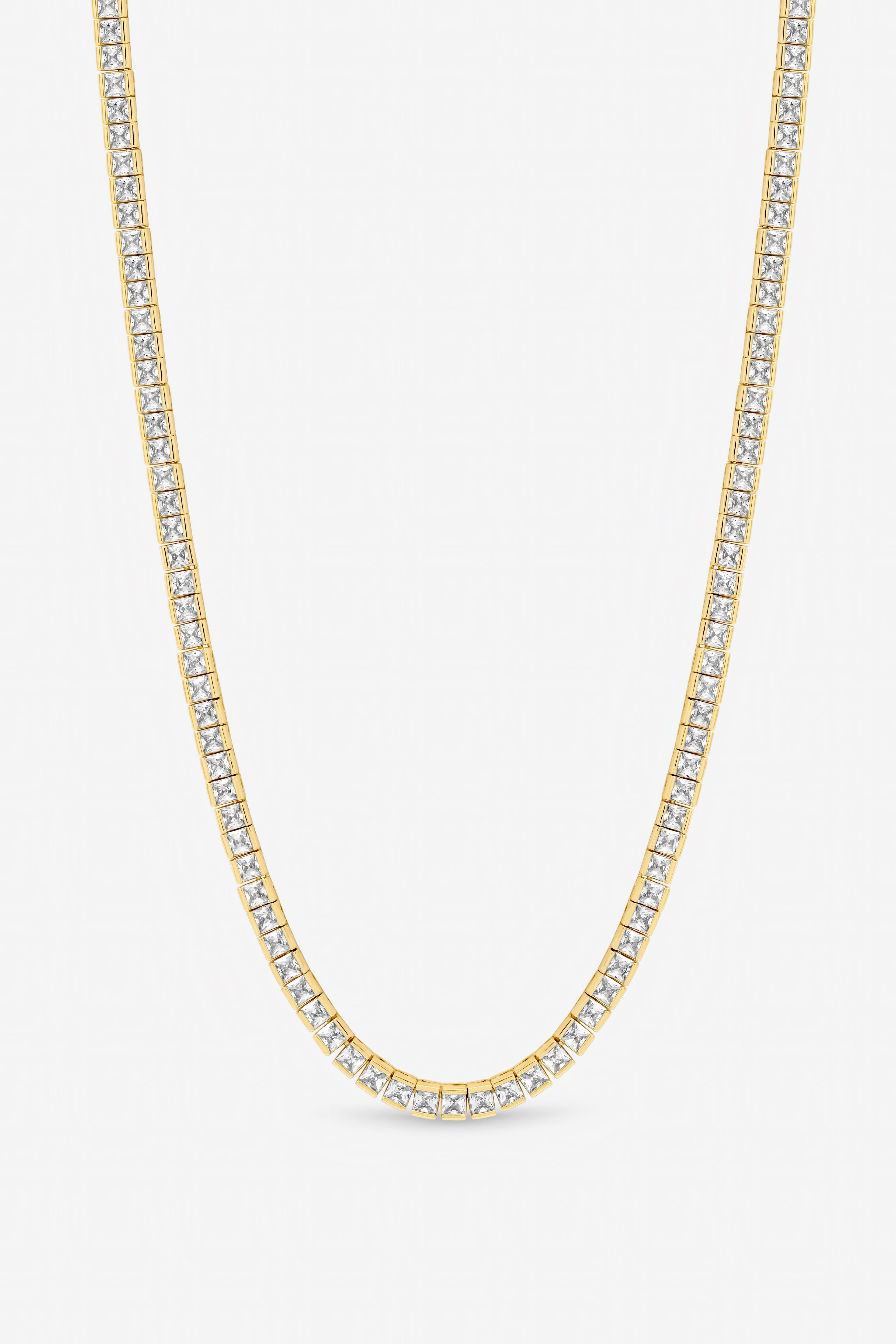 Jon Richard Jon Richard Women's Jon Ricahrd Gold Plated Luxe Tennis Necklace - 1