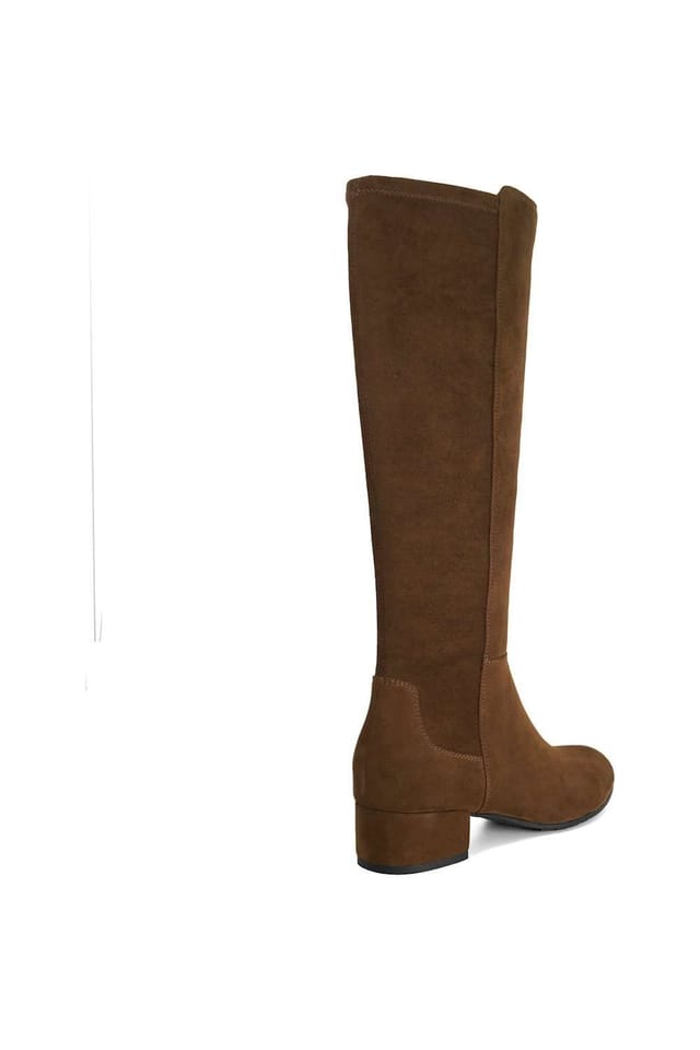 Dune London Dune London Women's 'Tayla' Suede Knee High Boots in Brown - 3