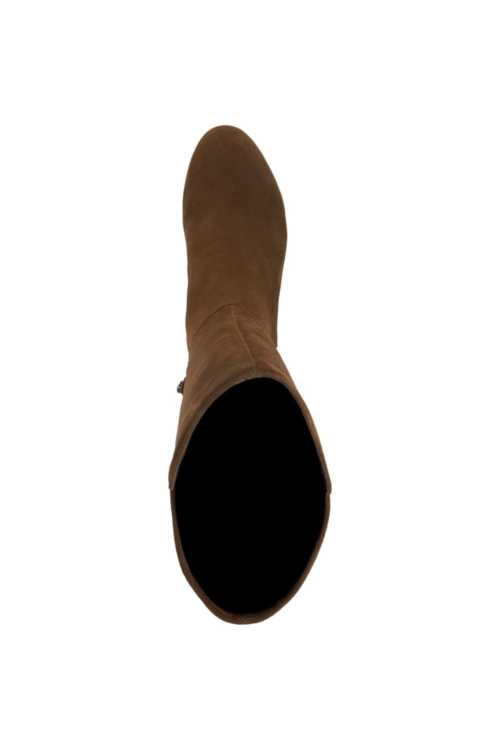Dune London Dune London Women's 'Tayla' Suede Knee High Boots in Brown - 4