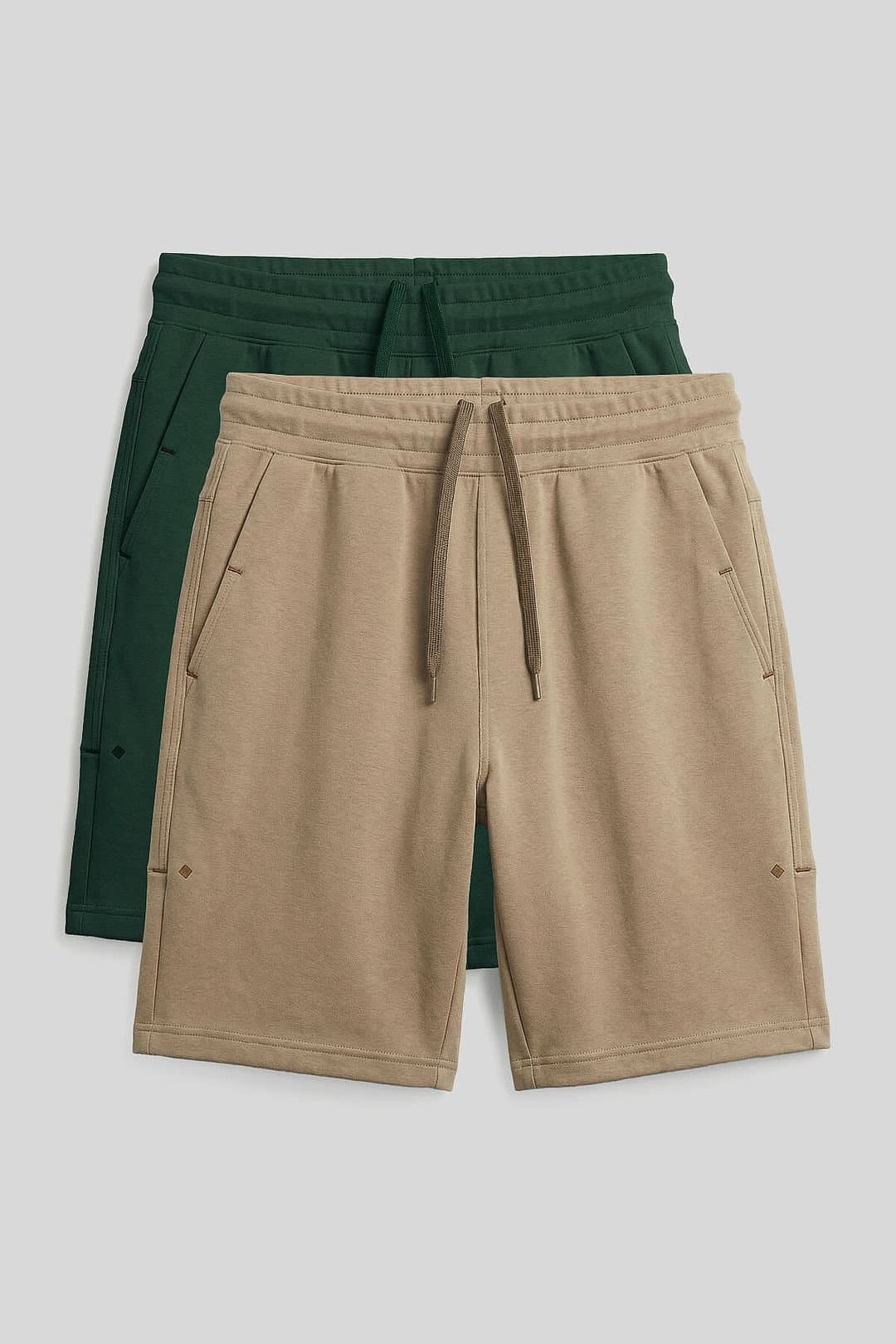 Tommy Life Tommy Life Men's Mid Waist Drawstring Shorts in Beige