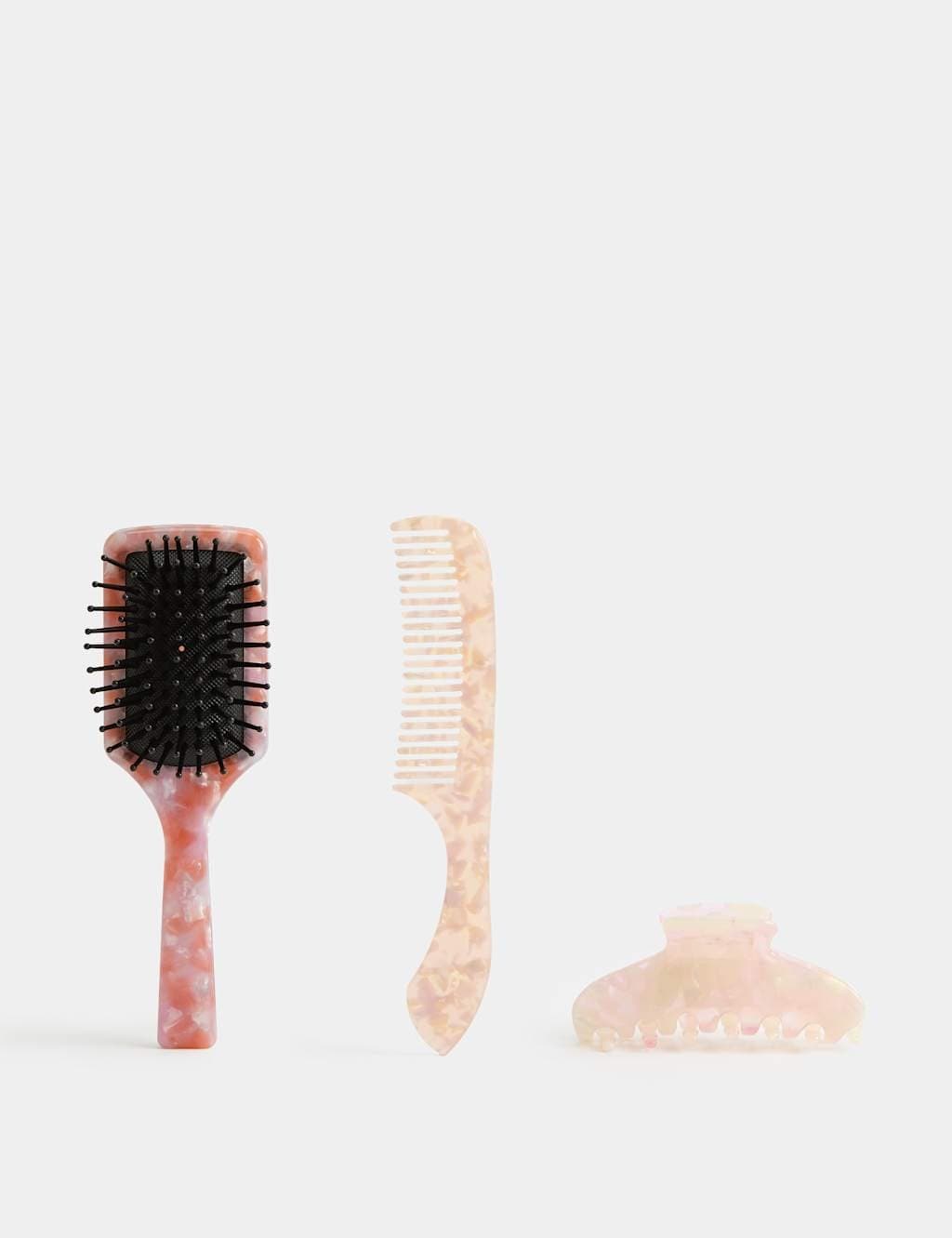 Marks & Spencer M&S Comb Brush & Clip Set