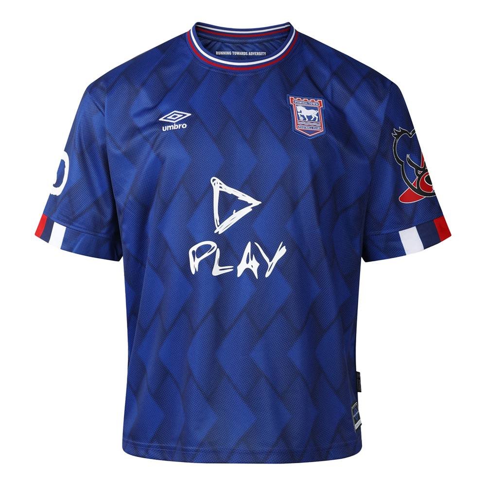 Umbro Umbro Men's Ed Sheeran Ipswich Town FC Jersey in Blue - 4
