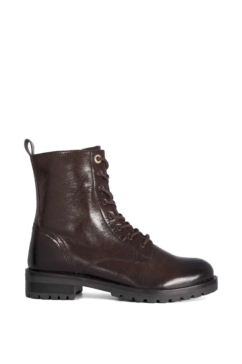 Dune London Dune London Women's 'Pressures' Leather Ankle Boots in Brown