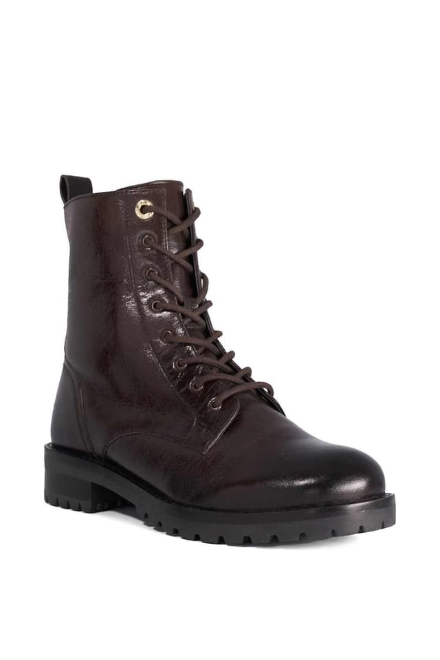 Dune London Dune London Women's 'Pressures' Leather Ankle Boots in Brown - 2