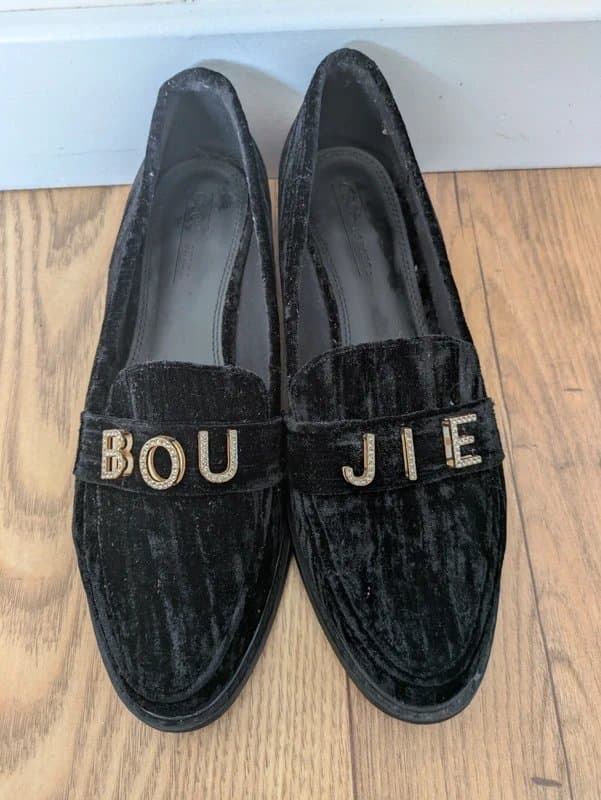 ASOS Velvet loafers