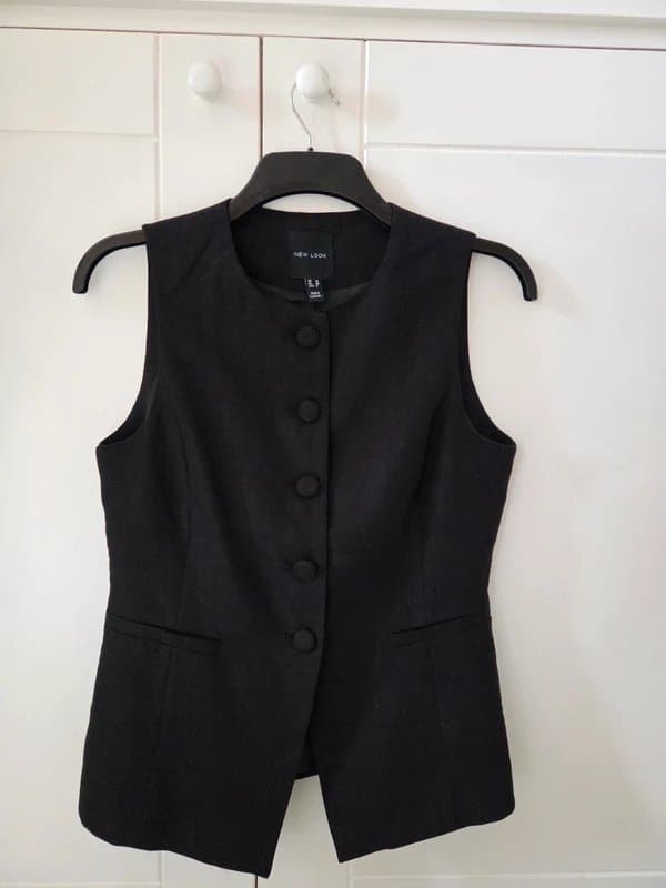 New Look New look black waistcoat
