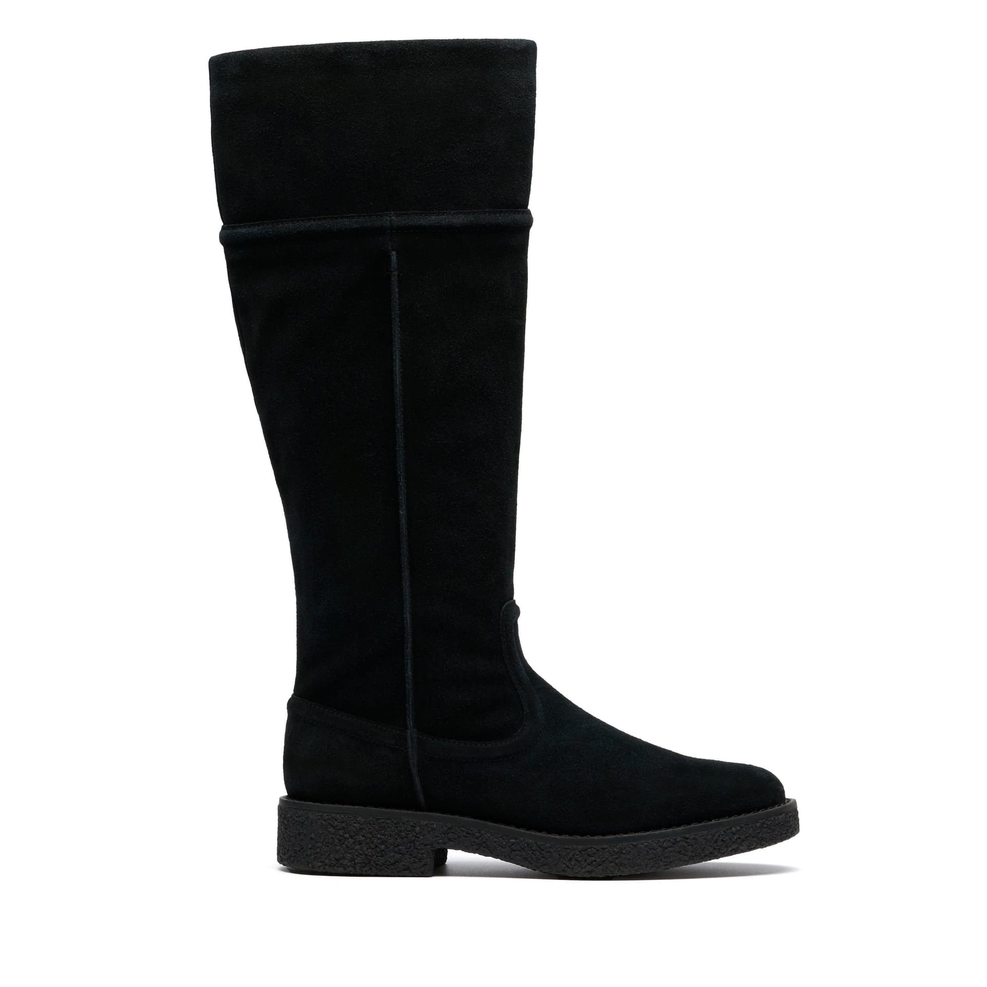 Clarks Clarks Women's Nella Hi Black Suede Knee High Boots