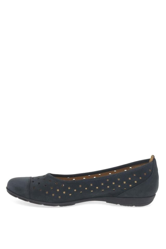 Gabor Gabor Women's 'Ruffle' Casual Shoes in Dark Navy - 2