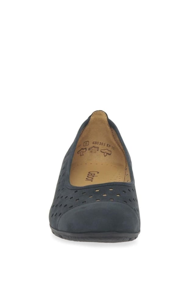 Gabor Gabor Women's 'Ruffle' Casual Shoes in Dark Navy - 3