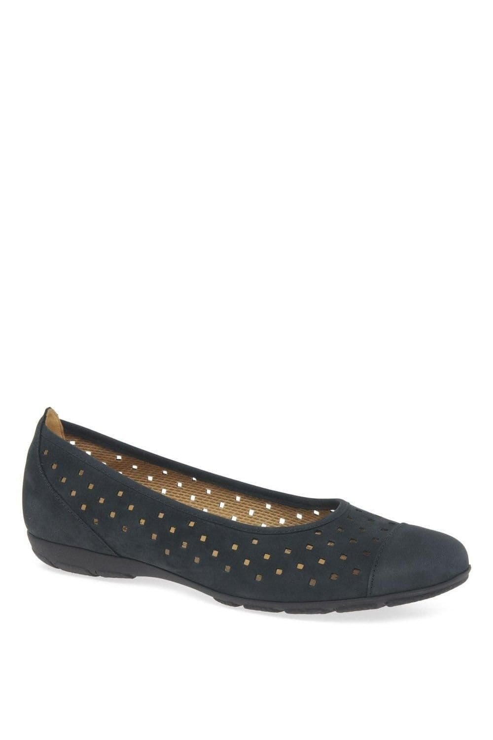 Gabor Gabor Women's 'Ruffle' Casual Shoes in Dark Navy - 4