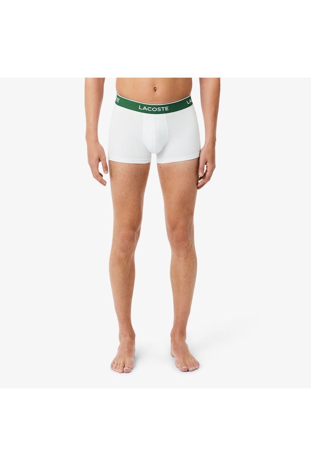 Lacoste Lacoste Men's 3 Pack Trunks DTM Black/Grey/White - 4