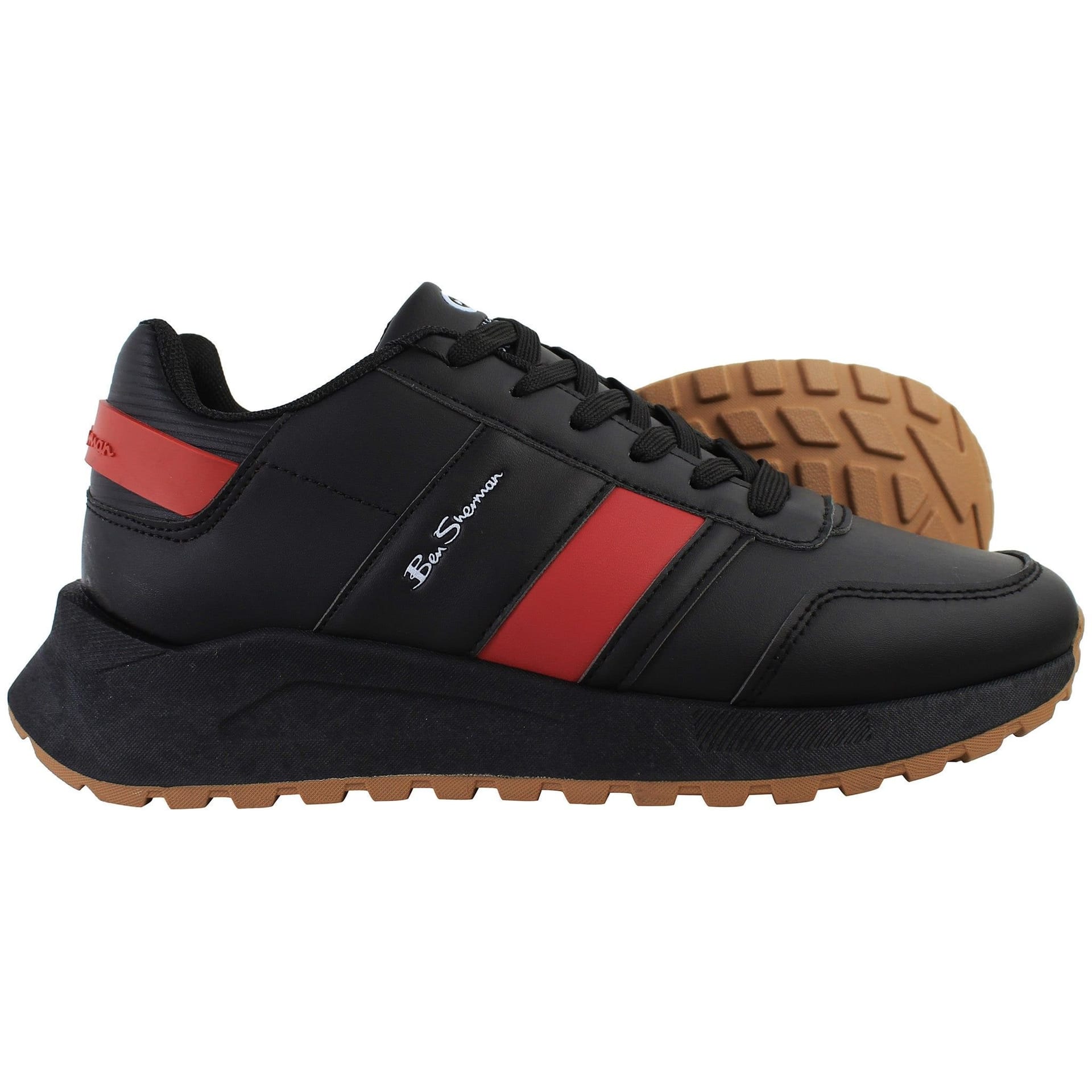 Ben Sherman Ben Sherman Men's Retro Black Trainers - 4