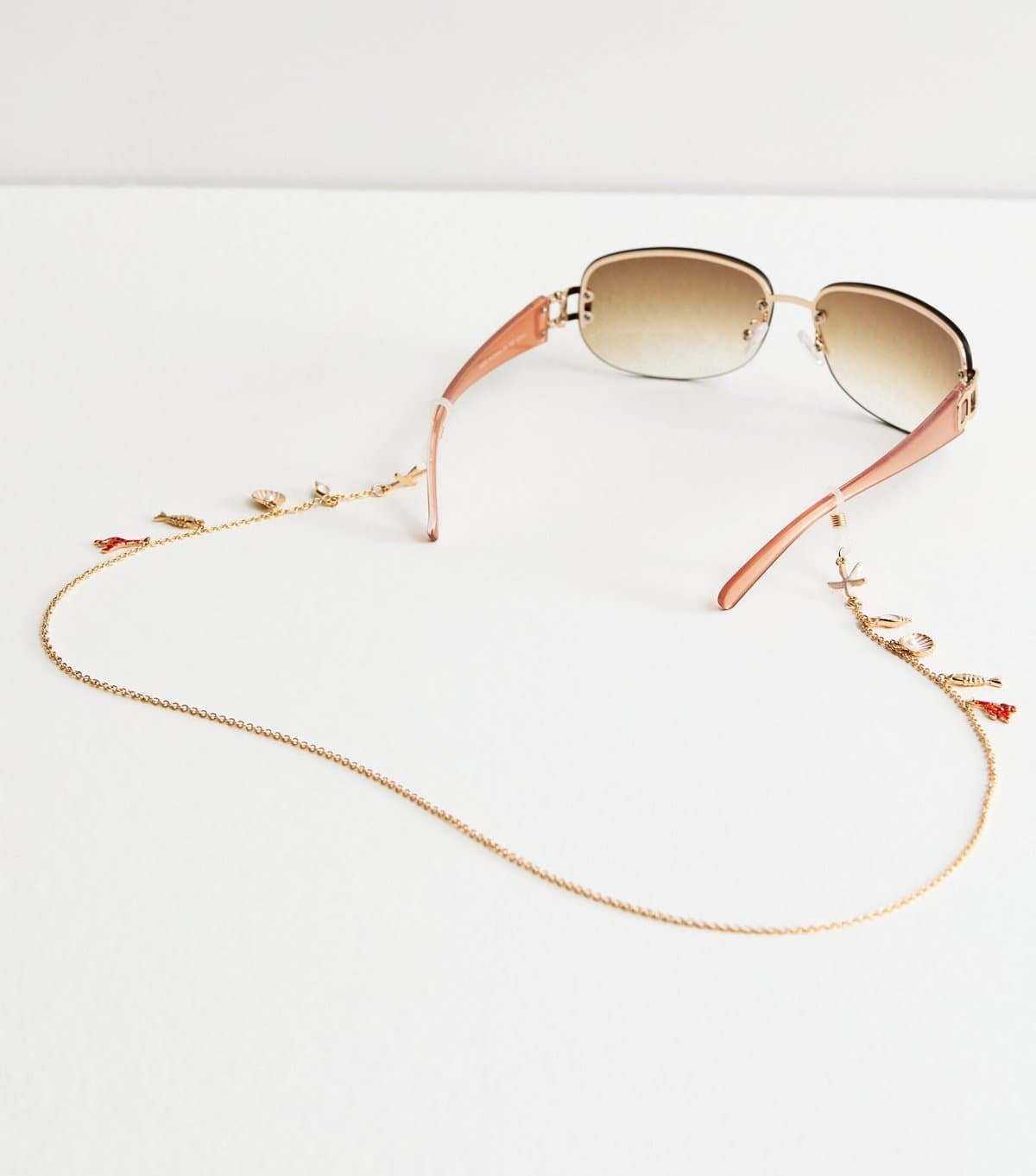 New Look Gold-Tone Sealife Sunglass Chain New Look