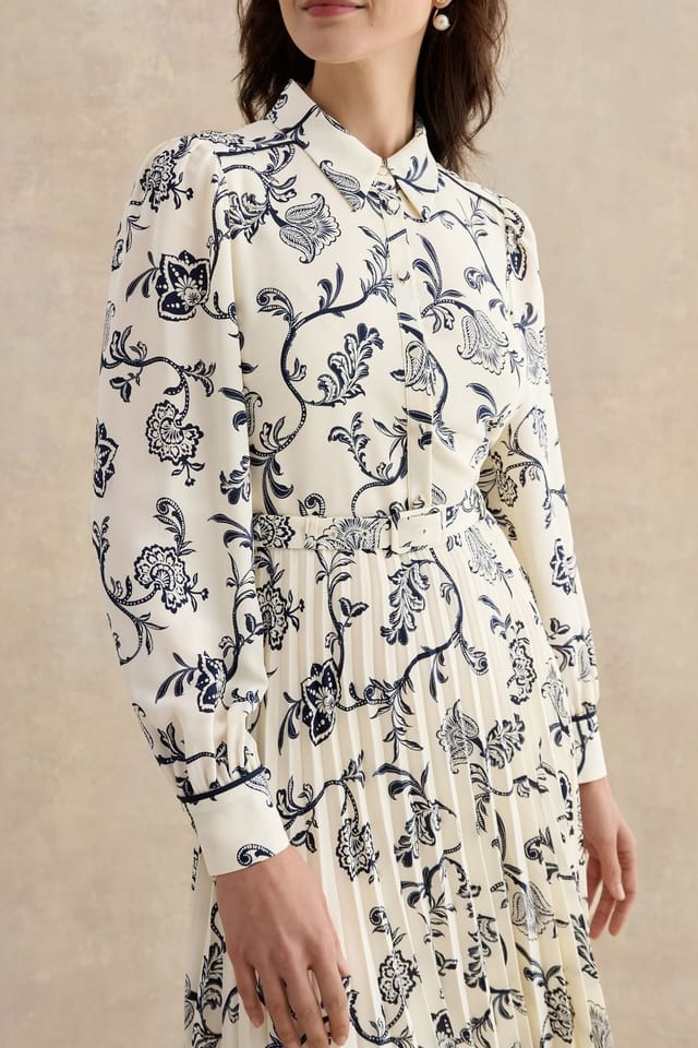 Hobbs London Hobbs London Women's Ashleen Dress in Cream - 3