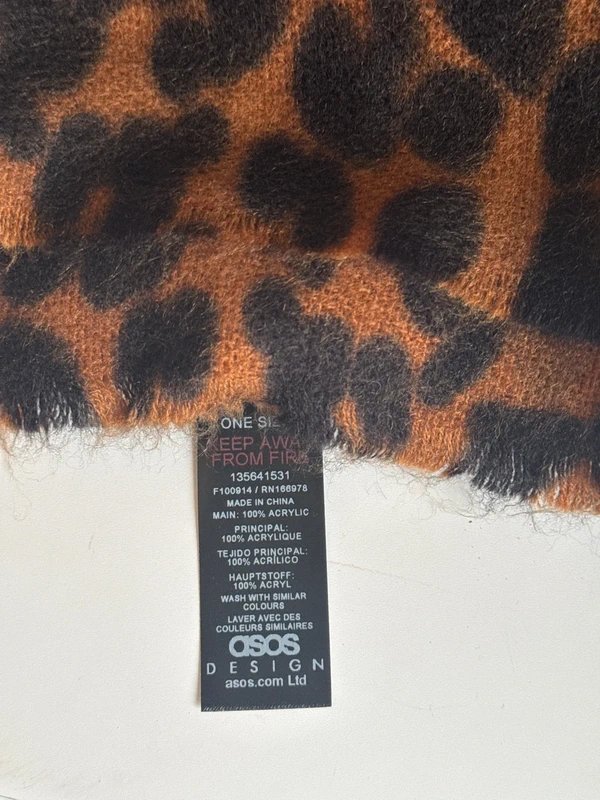 ASOS ASOS leopard print scarf - never used - 1
