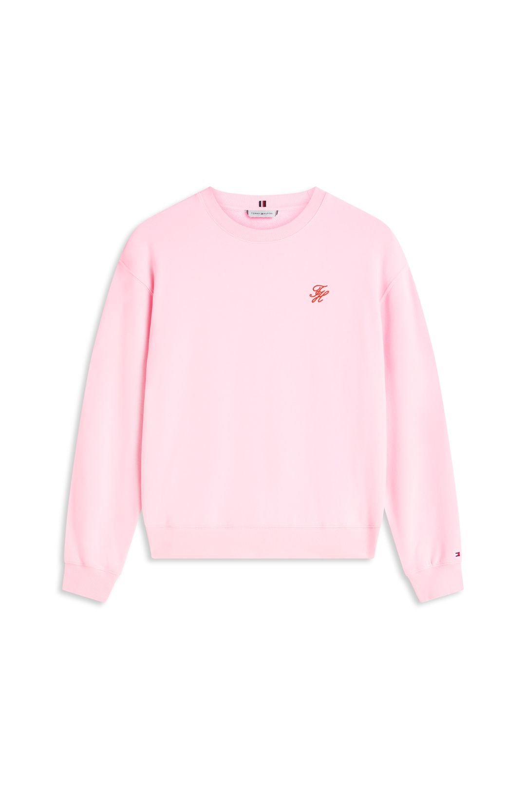 Tommy Hilfiger Tommy Hilfiger Women's Th Script Reg Sweatshirt Classic Pink - 4