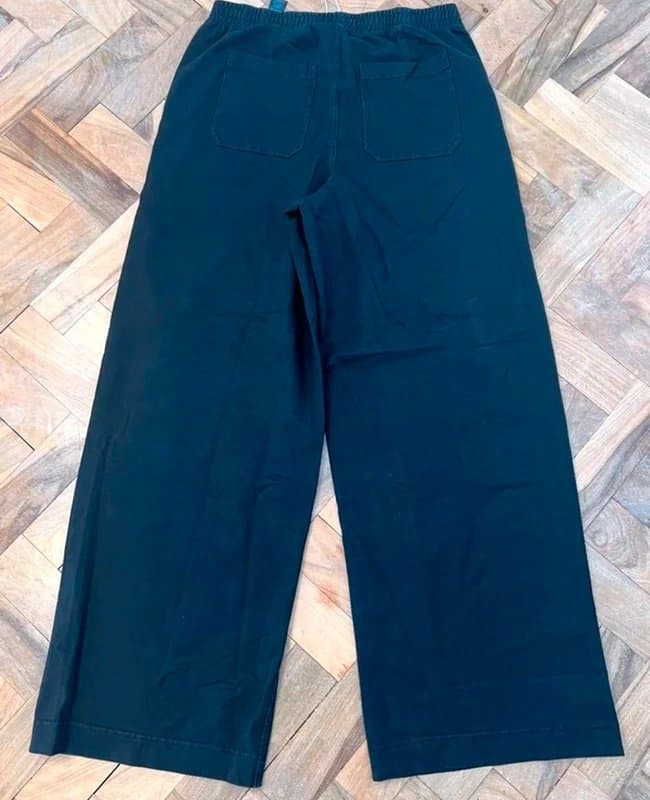 Marks & Spencer M&S wide leg trousers black size 14L