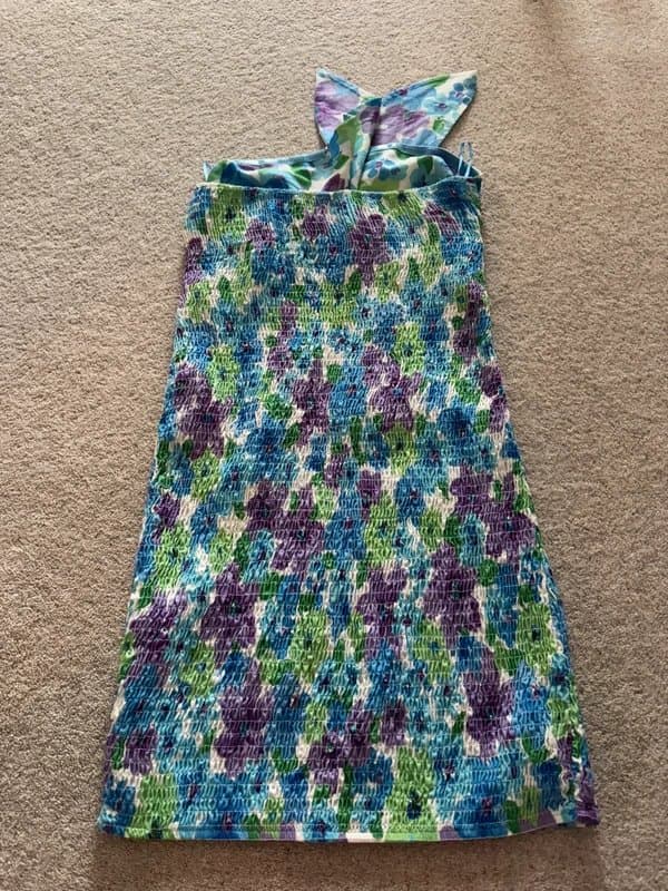 Bershka Tie Front BERSKA mini dress