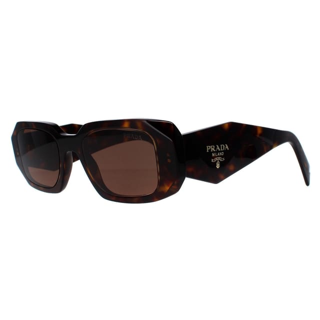 Prada Prada Women's Rectangle Tortoise Brown PR17WS - 3