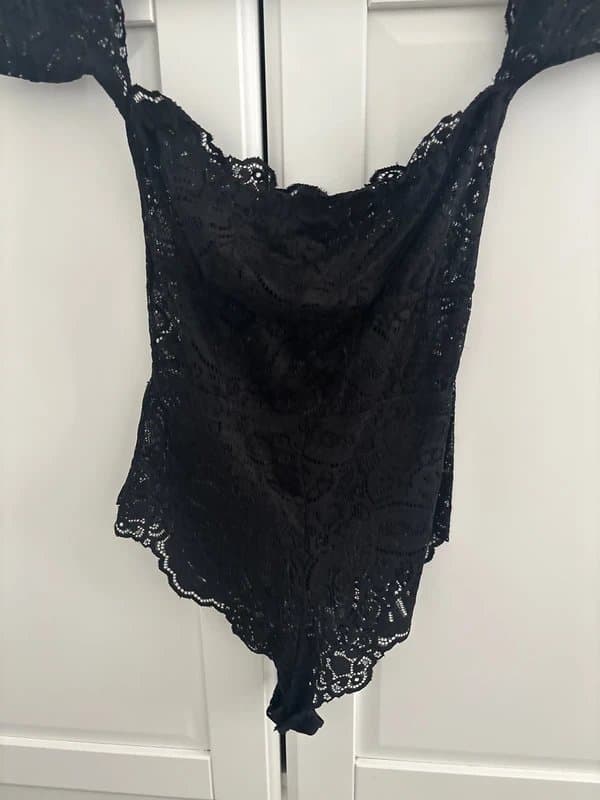 ASOS Lace off the shoulder bodysuit.