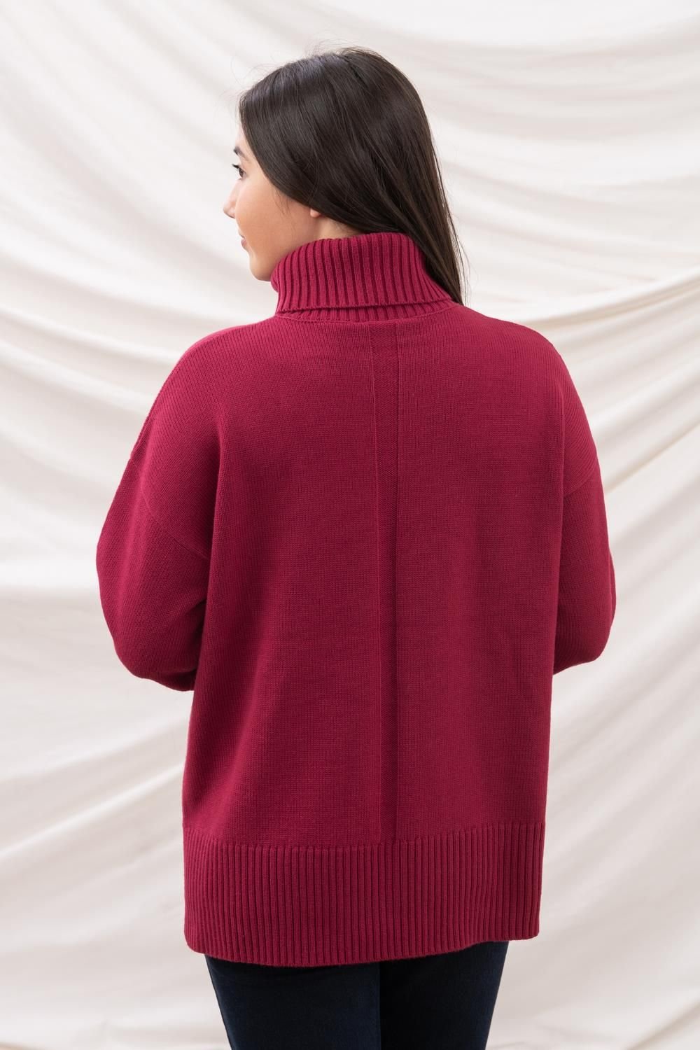 Lighthouse Clothing Lighthouse Clothing Women's Luisa Jumper in Dark Red - 4