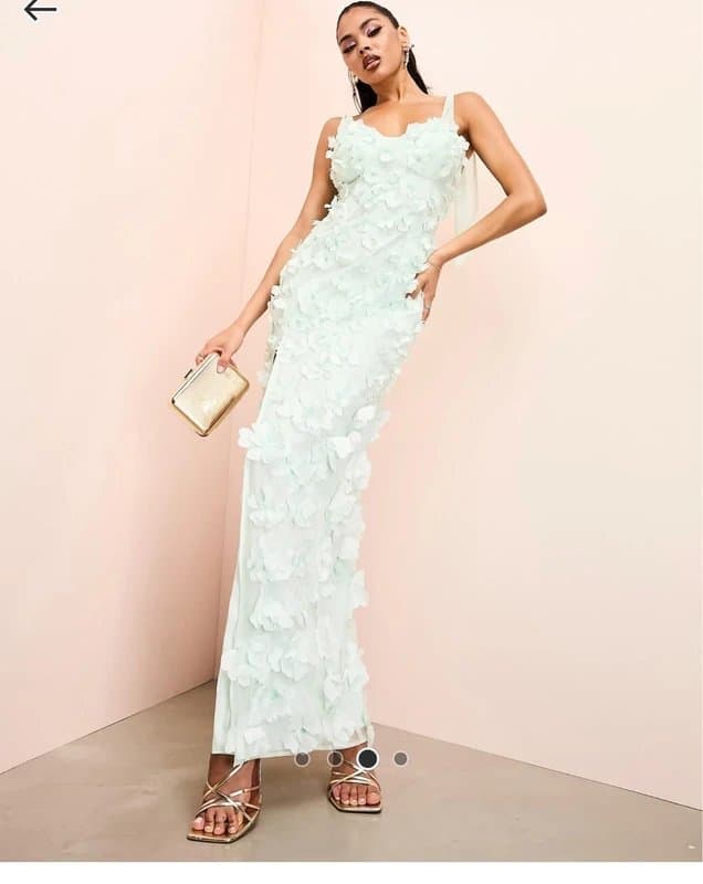 ASOS ASOS luxe green dress