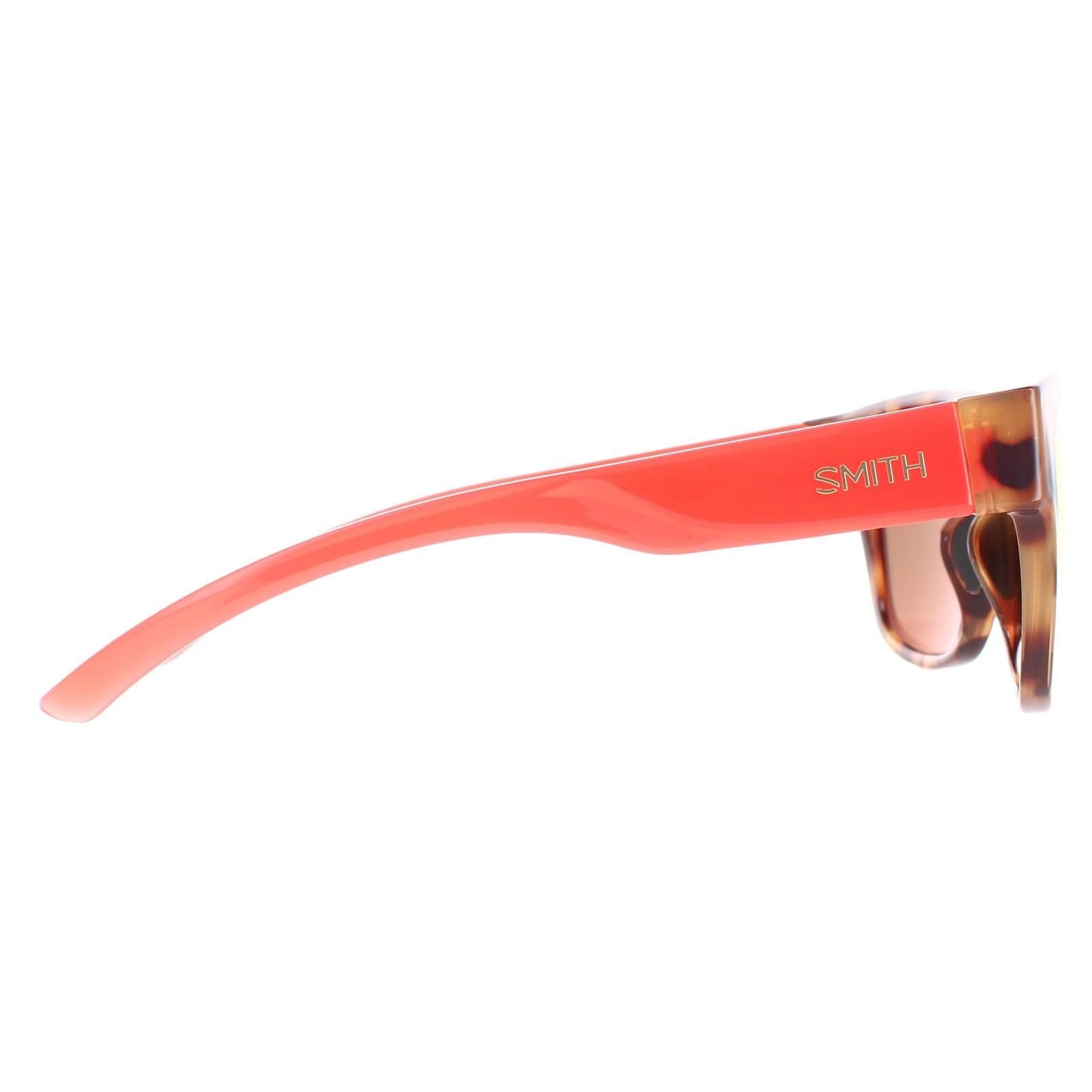 Smith Smith Men's Rectangle Havana Red Red Polarised Ember in Brown - 4