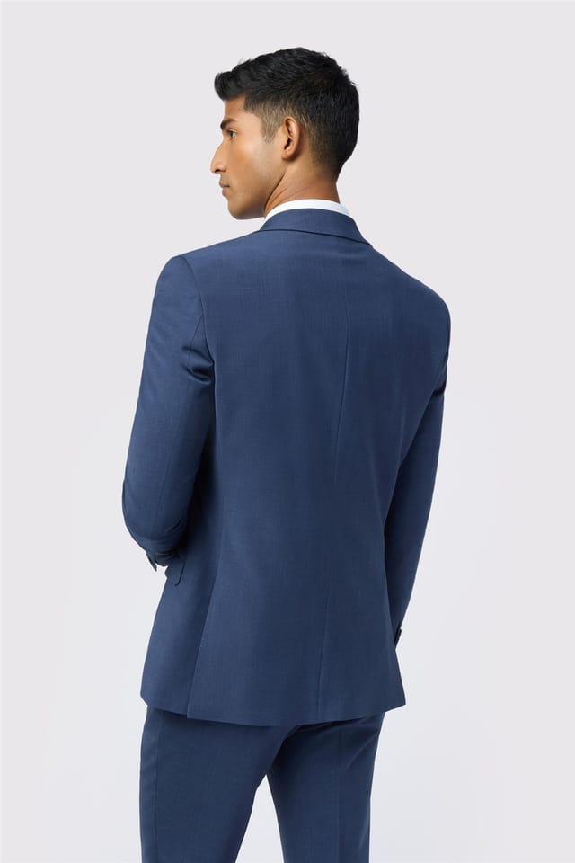 Ted Baker Ted Baker Men's Single Breasted Two Button Slim Fit Suit Jacket in Blue - 2